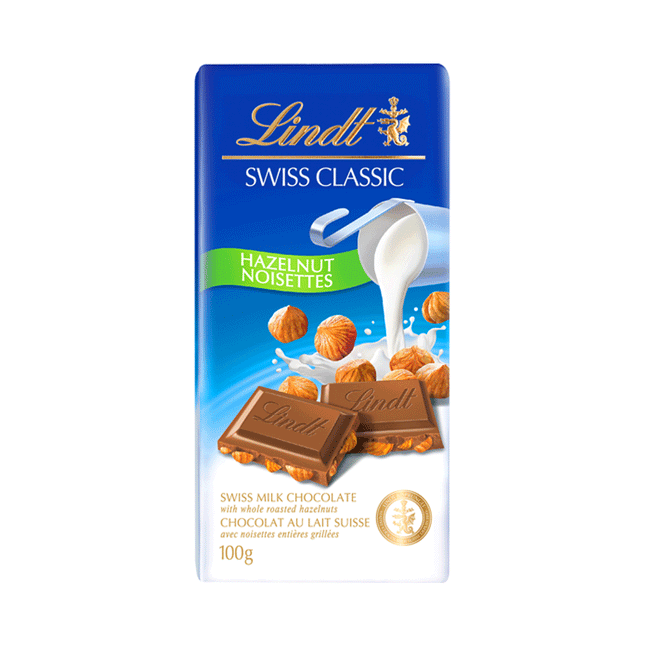 LINDT SUISSE MLK HZNT 100G