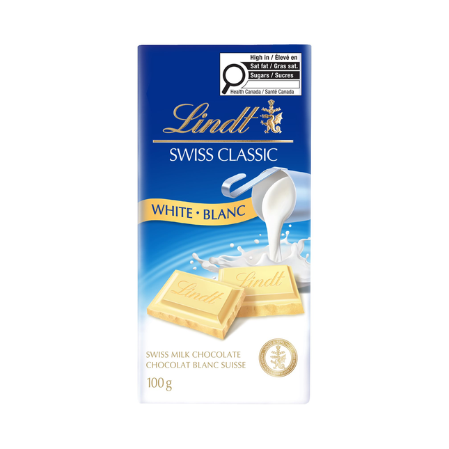 Lindt - Swiss Classic White Chocolate Bar | 100 g