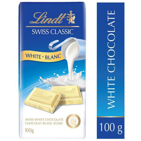 Lindt Swiss Classic White Chocolate Bar | 100 g
