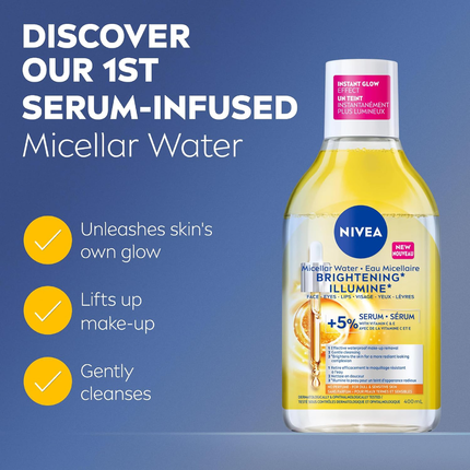 Nivea - Brightening Serum-Infused Micellar Water | 400 mL