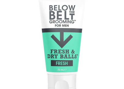 Sous la ceinture de toilettage pour hommes – Boules fraîches et sèches | 75 ml