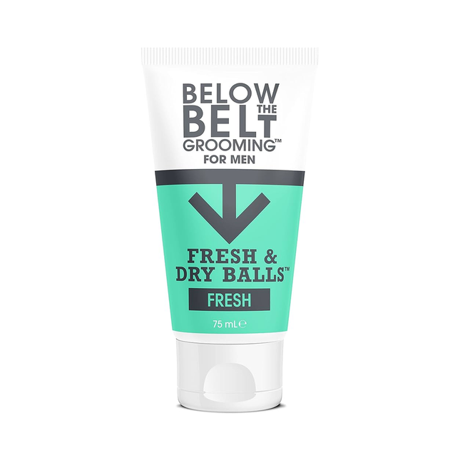 Sous la ceinture de toilettage pour hommes – Boules fraîches et sèches | 75 ml