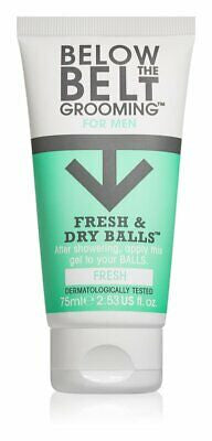Below the Belt Grooming For Men - Fresh Fresh & Dry Balls | 75 ml