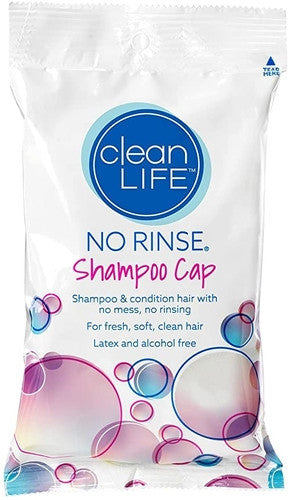 No-Rinse Ready To Use Shampoo Cap - No Water, No Mess, No Rinsing