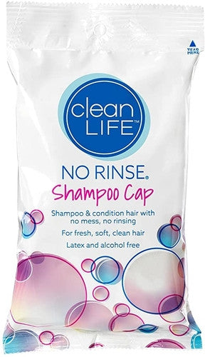 Bonnet de shampooing prêt à l'emploi sans rinçage - Pas d'eau, pas de dégâts, pas de rinçage