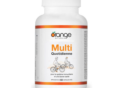 Orange Naturals - Multivitamine Quotidienne | 60 Comprimés