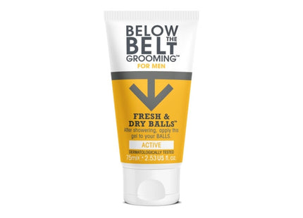 Below the Belt Grooming For Men - Active Fresh & Dry Balls | 75 ml
