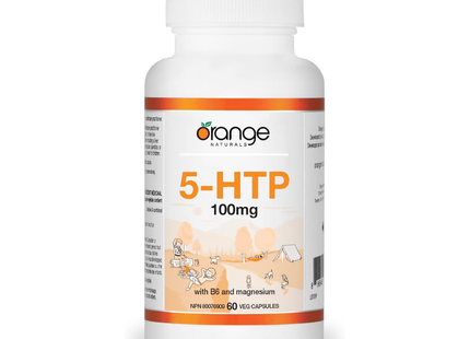 Orange Naturals - 5-HTP avec Vitamines B et Magnésium | 60 capsules
