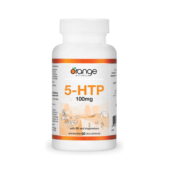 Orange Naturals - 5-HTP with B Vitamins & Magnesium | 60 Capsules