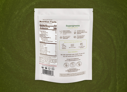Organic Traditions - Supergreens, Cucumber Melon | 100 g