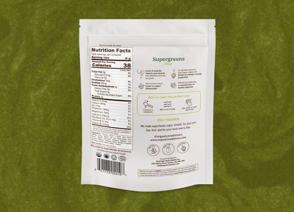 Organic Traditions - Supergreens, Pear | 100 g