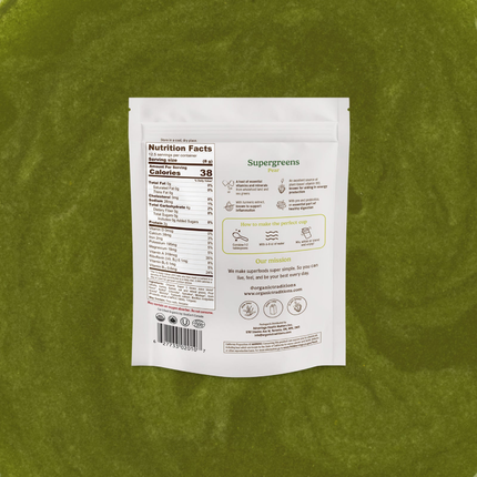 Organic Traditions - Supergreens, Pear | 100 g