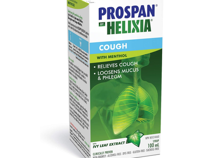 Helixia - Sirop contre la toux Prospan au menthol | 100 ml 