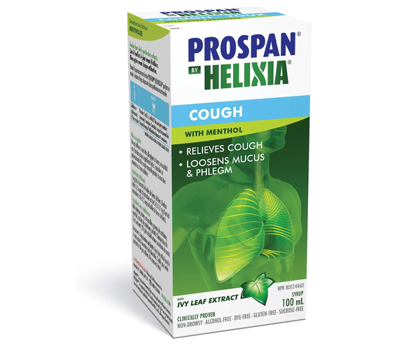 Helixia - Prospan Cough Syrup with Menthol | 100 mL – White Cross E-Store