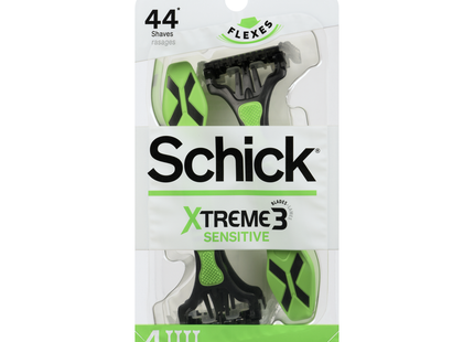 Schick - Xtreme Sensitive 3 Blades | 4 Disposable Razors