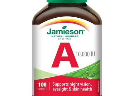 Jamieson - Vitamin A 10,000 IU | 100 Softgels