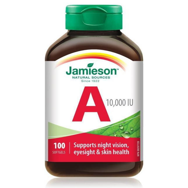Jamieson - Vitamin A 10,000 IU | 100 Softgels