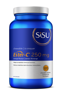 Sisu - Ester-C 250 mg Chewable Tablets - Orange Flavour | 120 Tablets*