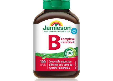 Jamieson - Vitamin B Complex with C 250 mg | 100 Tablets