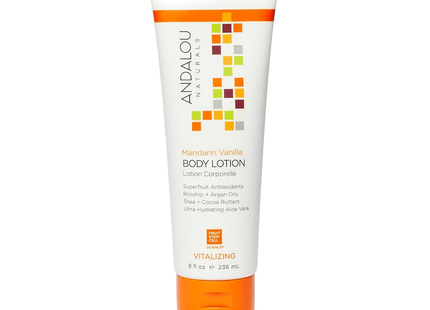 Andalou Naturals - Lotion corporelle revitalisante à la vanille et à la mandarine | 236 ml