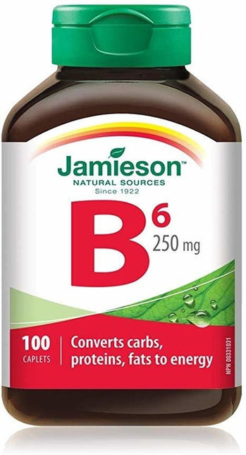 Jamieson - Vitamine B6, 250 mg | 100 comprimés