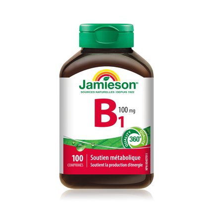 Jamieson - Vitamin B1 100 mg | 100 Tablets