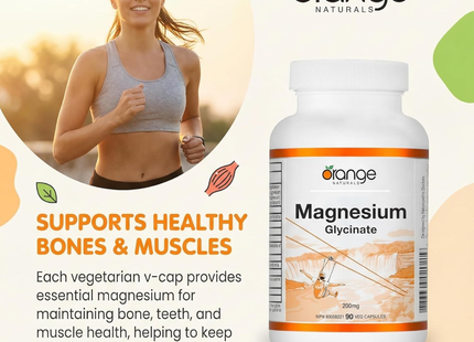 Orange Naturals - Magnesium Glycinate | 90 Capsules