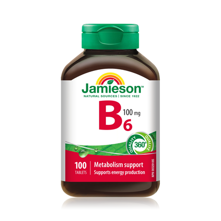 Jamieson - Vitamine B6 100 mg | 100 Comprimés