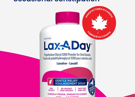 Lax-A-Day - Laxative Soluble Oral Powder | 1020 g