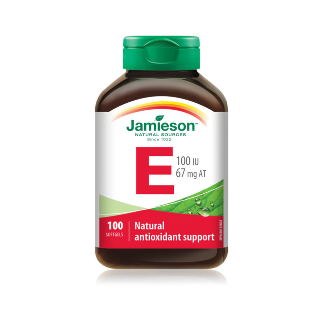 Jamieson - Vitamine E 100 UI | 100 Gélules