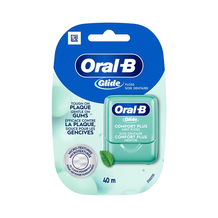 Oral-B - Glide Comfort Plus Floss, Mint | 40 m