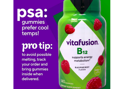 Vitafusion - Vitamine B12 | 140 Gommes