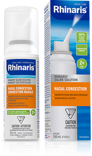 Rhinaris Nasal Congestion Saline Solution Nasal Spray | 100 mL