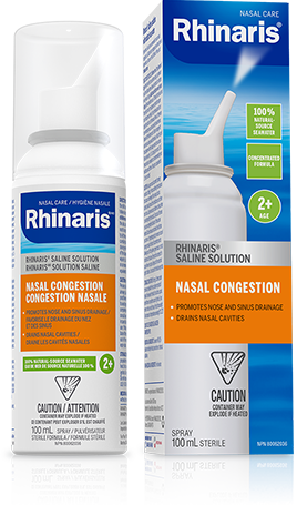 Rhinaris Nasal Congestion Saline Solution Nasal Spray | 100 mL