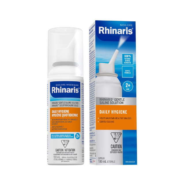 Rhinaris - Daily Hygiene Gentle Saline Solution Nasal Spray | 100 mL