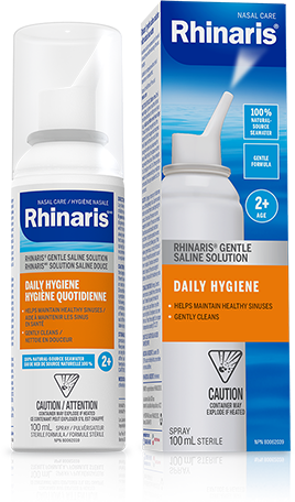 Rhinaris Daily Hygiene Gentle Saline Solution Nasal Spray | 100 mL