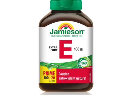 Jamieson - Vitamine E 400 UI | 120 capsules