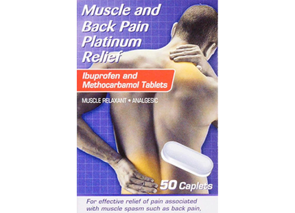 Option+ - Muscle & Back Pain Platinum Relief | 50 Caplets