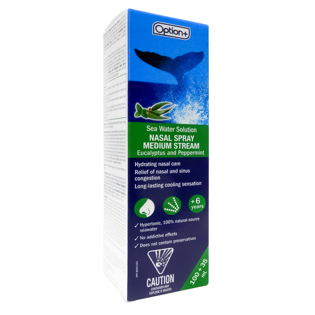 Sea Water Solution Nasal Spray - Eucalyptus & Peppermint