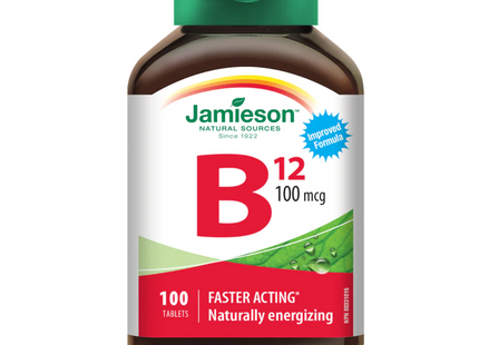 Jamieson - Vitamin B12 100mcg | 100 Tablets
