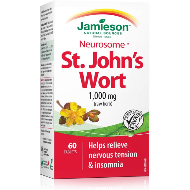 Jamieson - Neurosome millepertuis 1000 mg | 60 comprimés