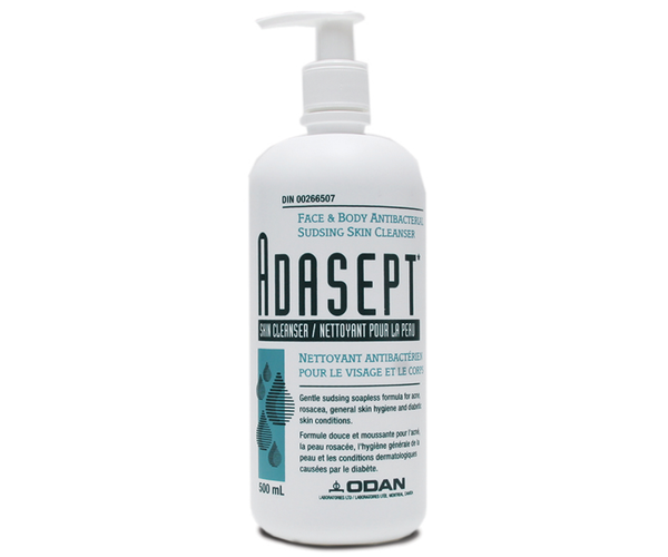 Adasept - Face & Body Antibacterial Sudsing Skin Cleanser | 500 ml ...