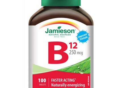 Jamieson - Vitamin B12 250mcg | 100 Tablets