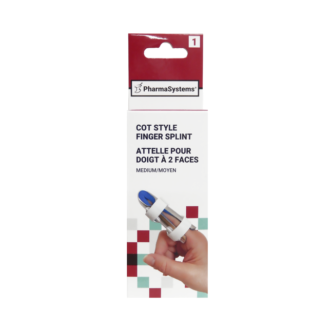 PharmaSystems - Attelle de doigt (type berceau) | Taille M