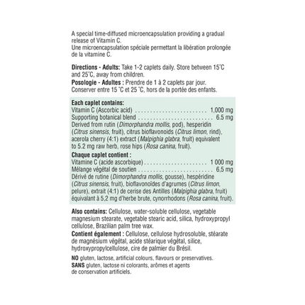 Jamieson - Vitamine C 1000 mg, à libération prolongée | 100 caplets