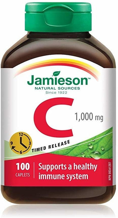 Jamieson Vitamin C, 1000mg, Timed Release | 100 Caplets