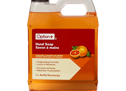 Option+ Hand Soap, Sanguinelli Orange & Fennel | 1 L