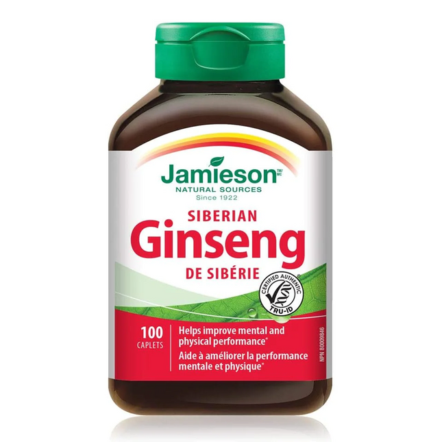 Jamieson - Siberian Ginseng | 100 Caplets
