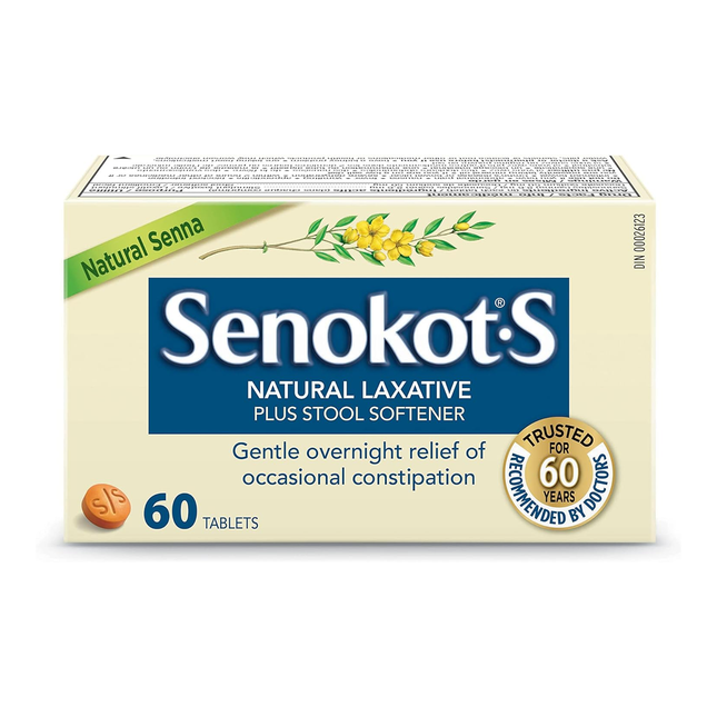 Senokot S - Natural Laxative | 60 Tablets