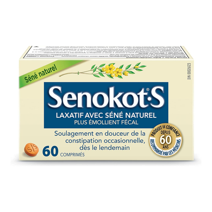 Senokot S - Natural Laxative | 60 Tablets